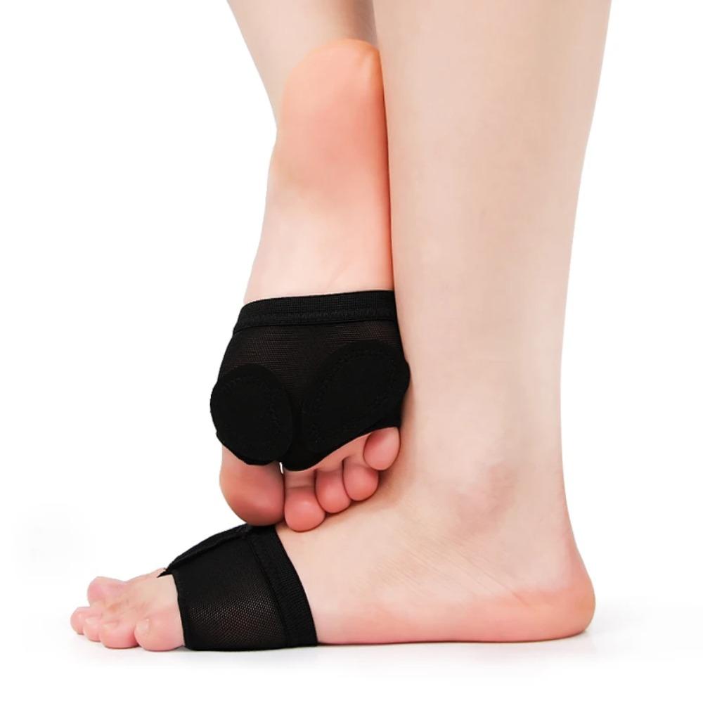 1pair Double Patch Toe Pads Non-Slip Half Sole Forefoot Socks New Dance Paws Cover  Fitness