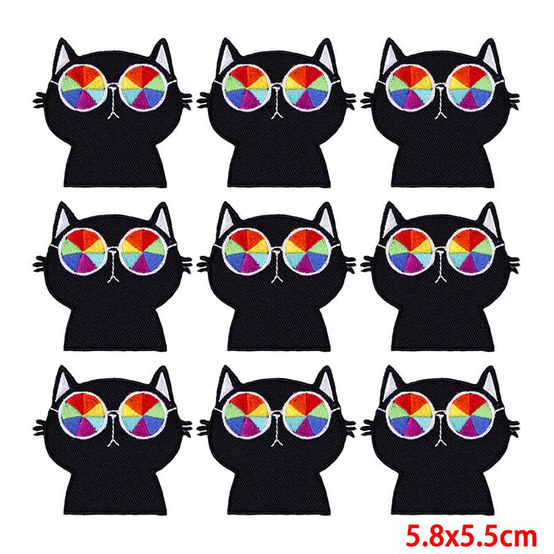 10 teile/los Großhandel Stickerei Patch Eisen Auf Patches Für Kleidung Patches Auf Kleidung Jacken Dekor Applikation Nähen Liefert