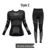 Quick-Dry Thermal Ski Compression Underwear: Breathable, Moisture-Wicking, and Warm for Autumn and Winter