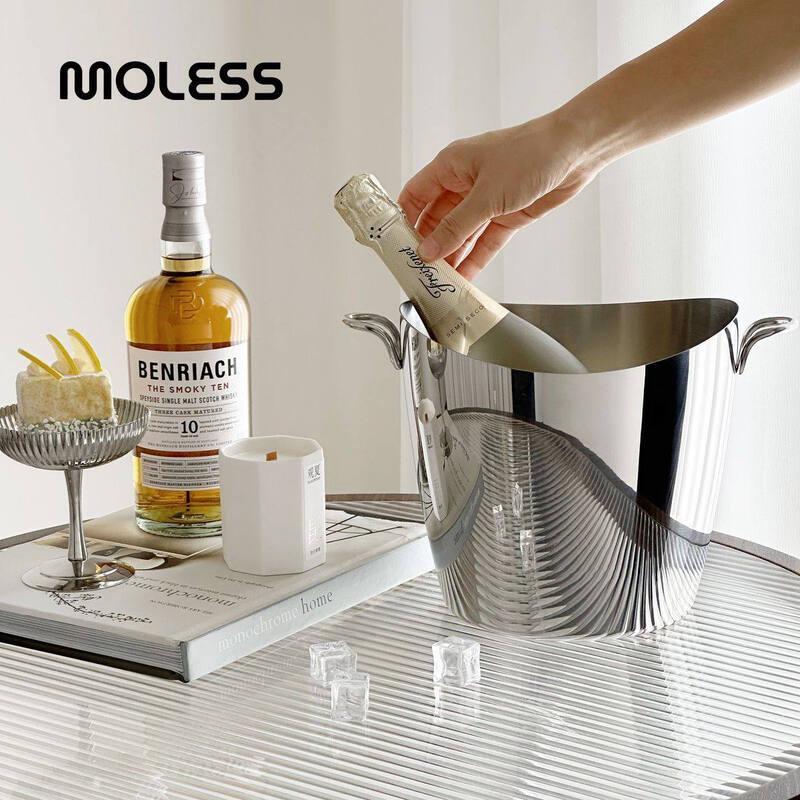 ZISIZ Stainless Steel Wine Ice Bucket