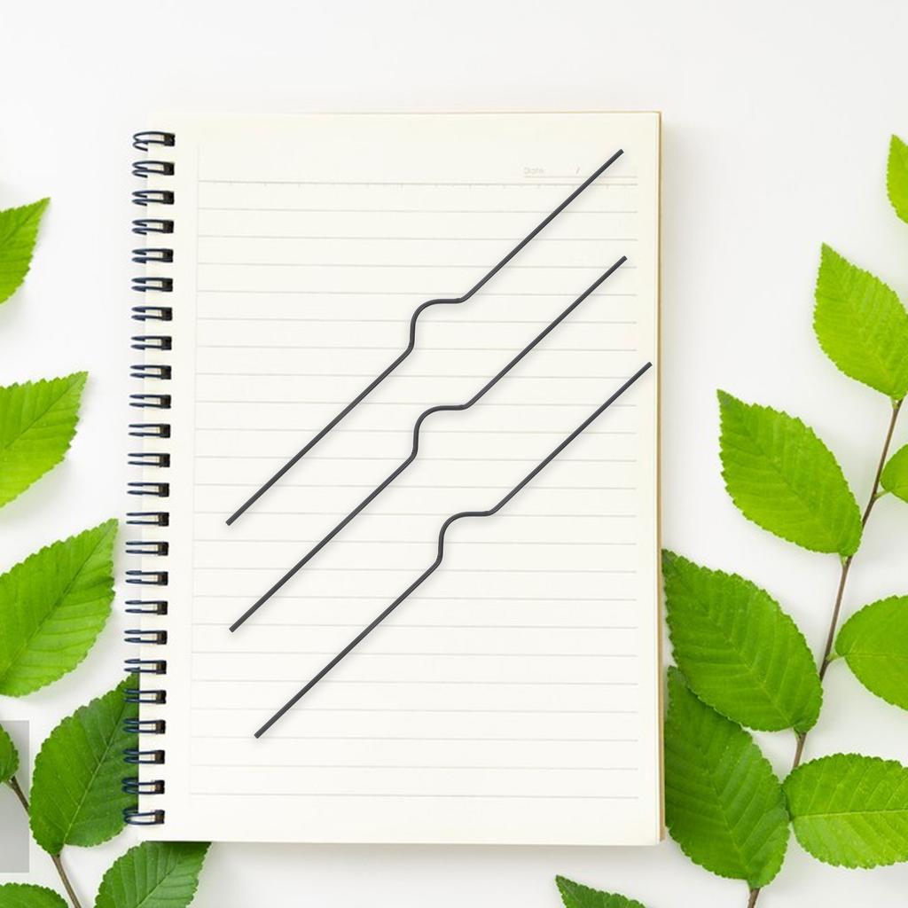 100 Adet Siyah Demir Takvim Askısı Fotoğraf Albümü Askıları Çift Spiral Ciltleme Kancası Duvar Poster Tel Takvim Ciltleyici Askı Kancaları