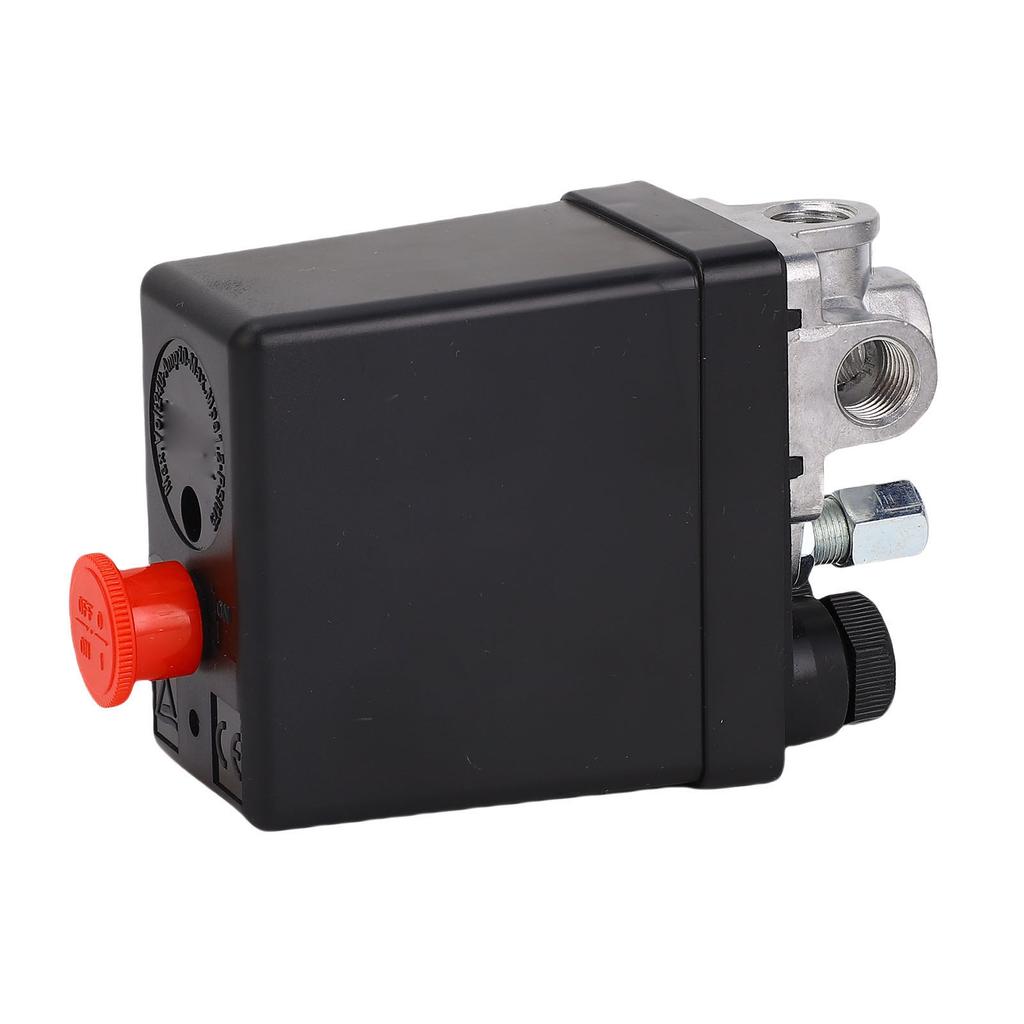 Air Compressor Pressure Switch ABS Stainless Steel Precise Automatic Control Vertical 4 Way Switch AC240V