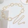 Square Belt Women'S Dress Shirt Suit Decoration Waist Hook Metal Waist Chain Women