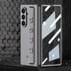 Samsung Mobile Phone Case Fine Hole Case Film Integrated Z Fold8Ultra Elastic Wristband Anti-drop Protective Cover Cross-border