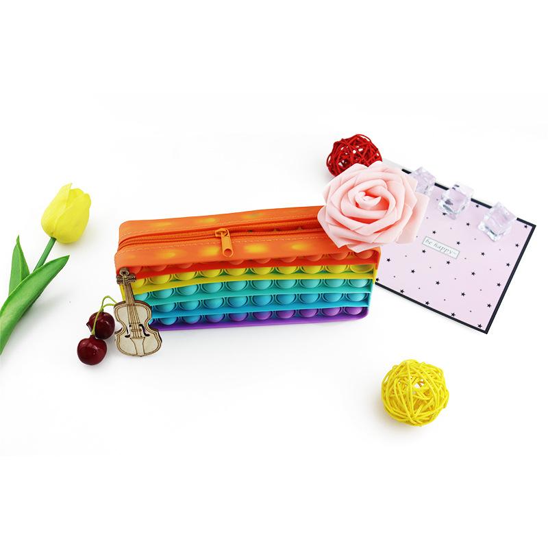 

Новый силиконовый пенал с пузырьками Mouse Killer Pioneer декомпрессионная коробка для канцелярских принадлежностей сумка для школьного сезона