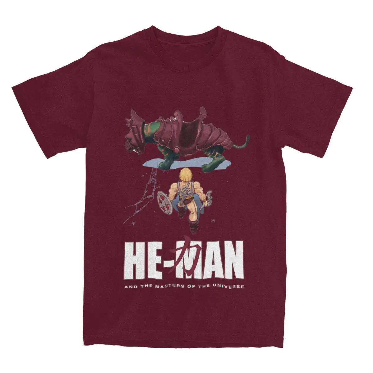 

Футболка He-Man Masters Of The Universe, мужская, женская, для отдыха, футболка, топы с коротким рукавом, идея для подарка XXXXXL бордовый