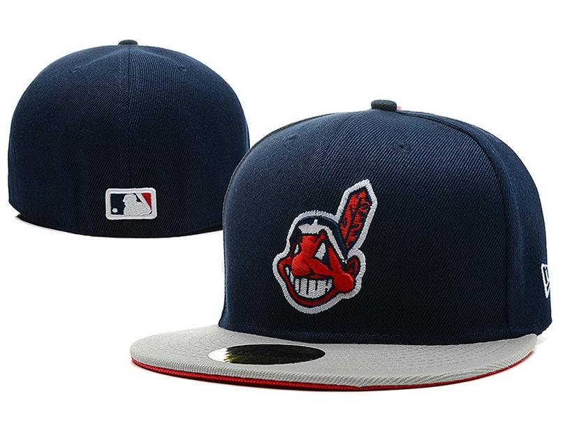 Cappellino da Baseball Ricamato Cleveland Indians per la Protezione Solare - Design a Visiera Chiusa Coordinato per Coppie.