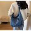 2025 New Denim Bag Ladies Casual Hundred Shoulder Tote Bag