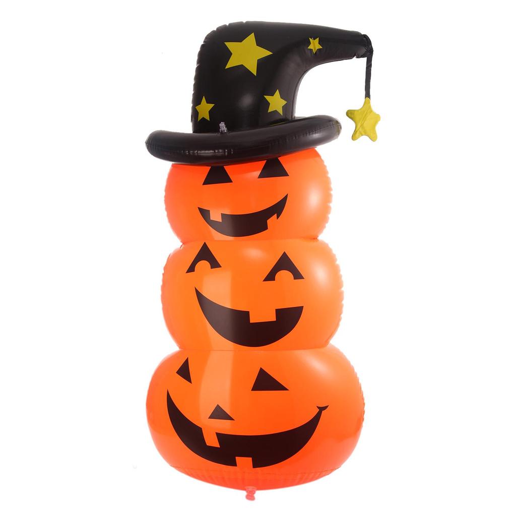 Halloween Christmas Inflatable Pumpkin Ghost Tumbler for Bar or Kindergarten Decor with Balloons