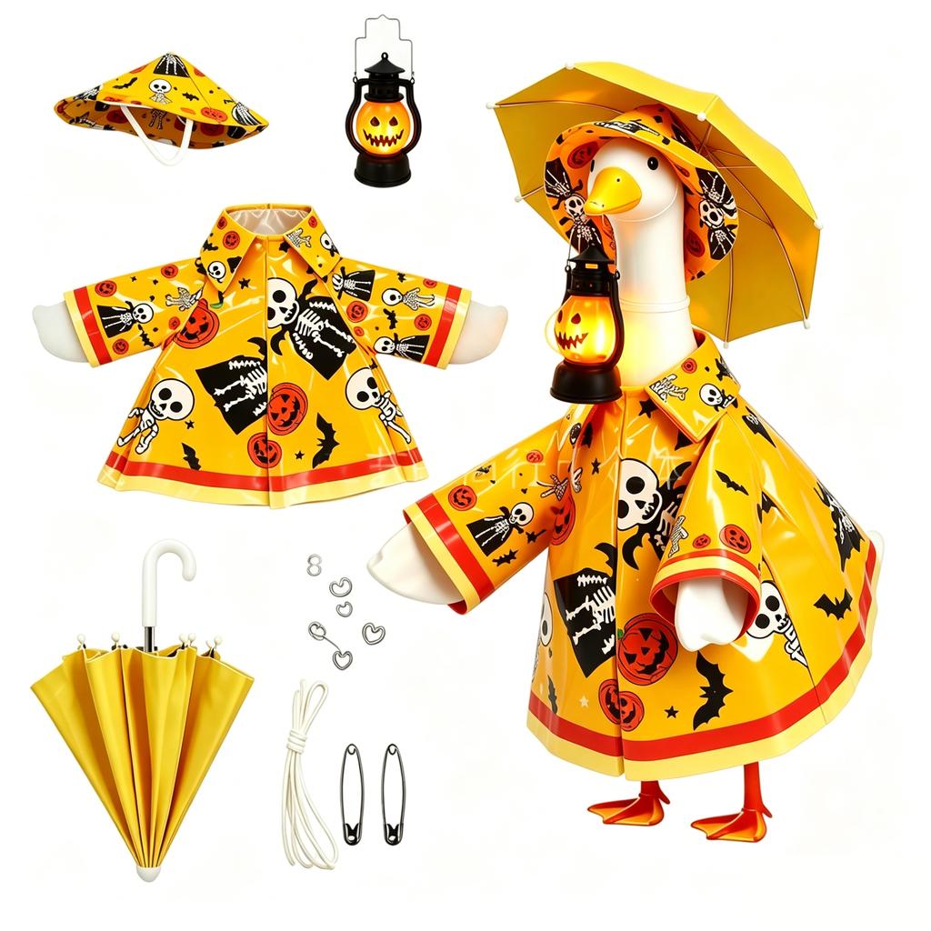 Halloween Porch Outfit Set 6 - Festive Costume Clothes for Outdoor Holiday Yard Decoration