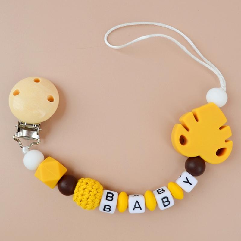 Baby Soother Chain Pacifier Holder Baby Toddlers Anti-drop Pacifier Strap Teether Toy Pacifier Dummy Chain Baby Supplies