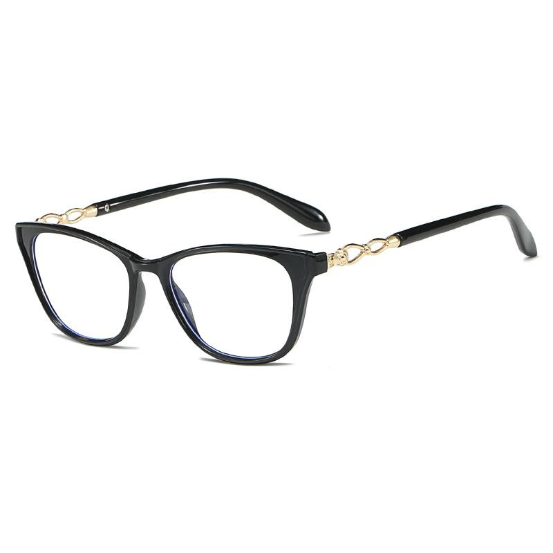 Full-frame Reading Glasses Anti-blue Ray HD Resin Reading Glasses Stylish Cat-eye Glasses for Women