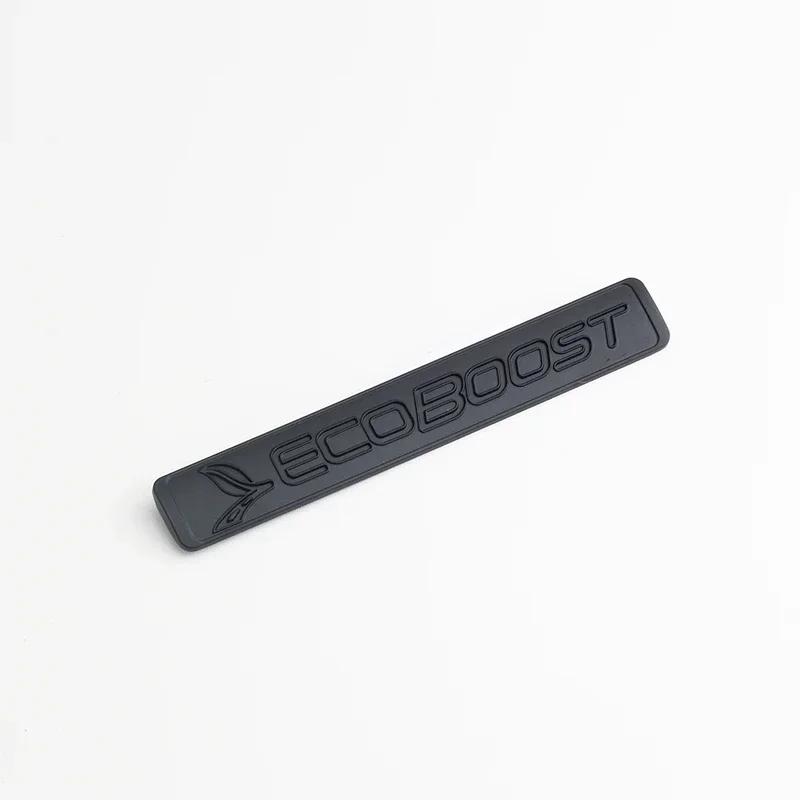 3D Metal Ecoboost Logo Rear Suitcase Badge Stickers for Ford Focus Fiesta Kuga Escape Mondeo Edge Ecosport