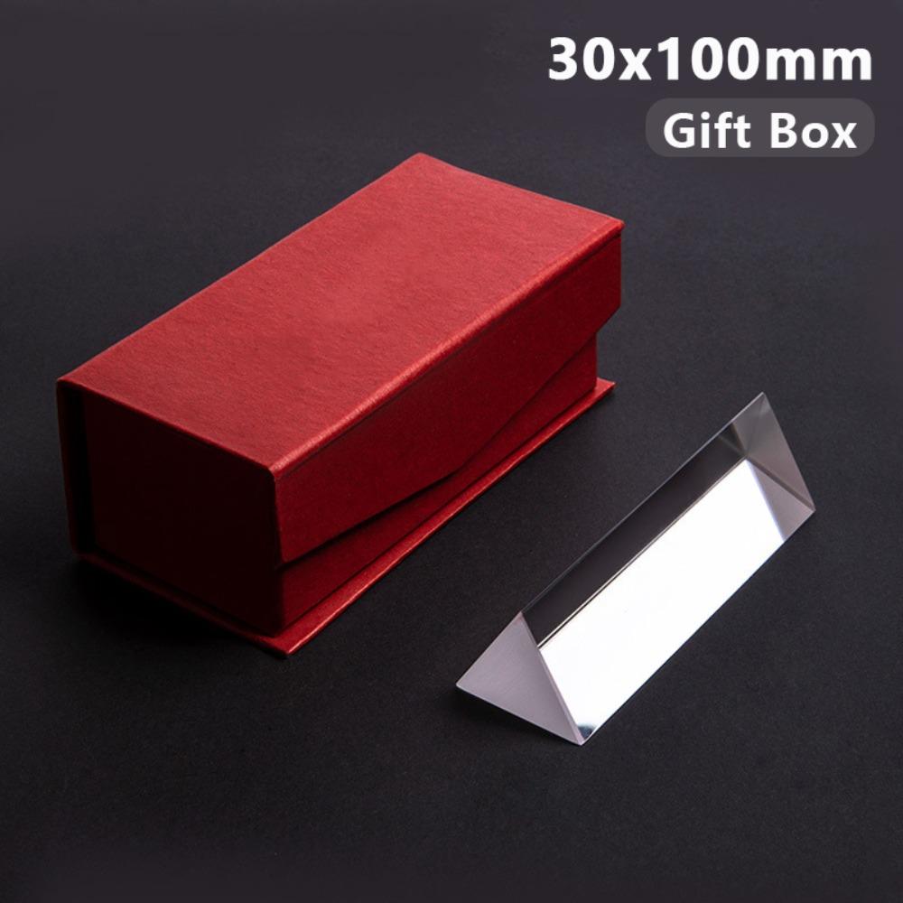 Crystal Physical Optics Prism Optical Glass Seven Colors Rainbow Triangular Prism Prism Design Seven Color Triprism