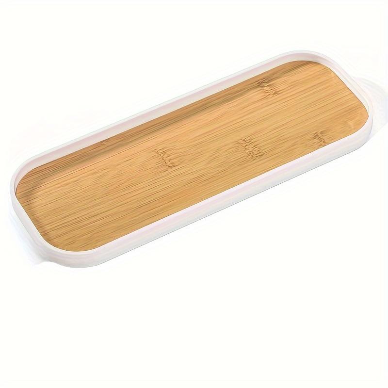 

Small Bathroom Vanity Tray for Countertop Makeup Perfume Jewelry Decor Candle Keys, Small Kitchen Tray for Soap Dispenser
