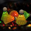 4Pcs Nylon LED Badminton Shuttlecocks Badminton Indoor Outdoor Sport Training Badminton for Ball Training Game Tool Kits