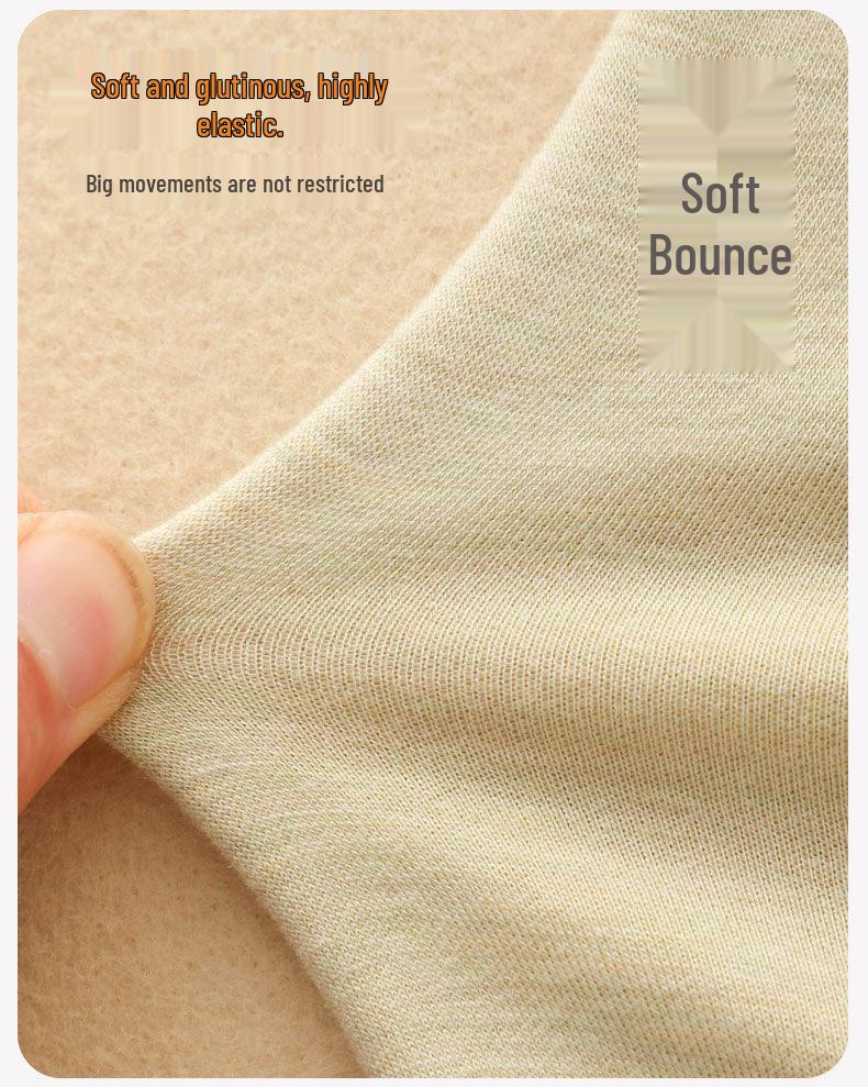 Children's Silk Cashmere Warm Base Layer - Sporty Round Neck for Boys & Girls (Autumn/Winter Wear)