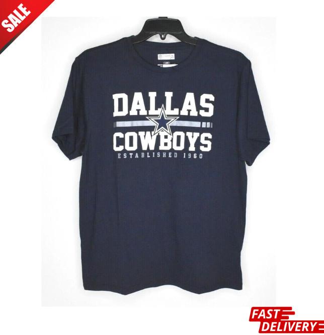 Одежда для команды Dallas Cowboys Взрослая футболка Синяя 100% Хлопок_репринт wbr/ _горячий товар_распродажа Унисекс Футболка L