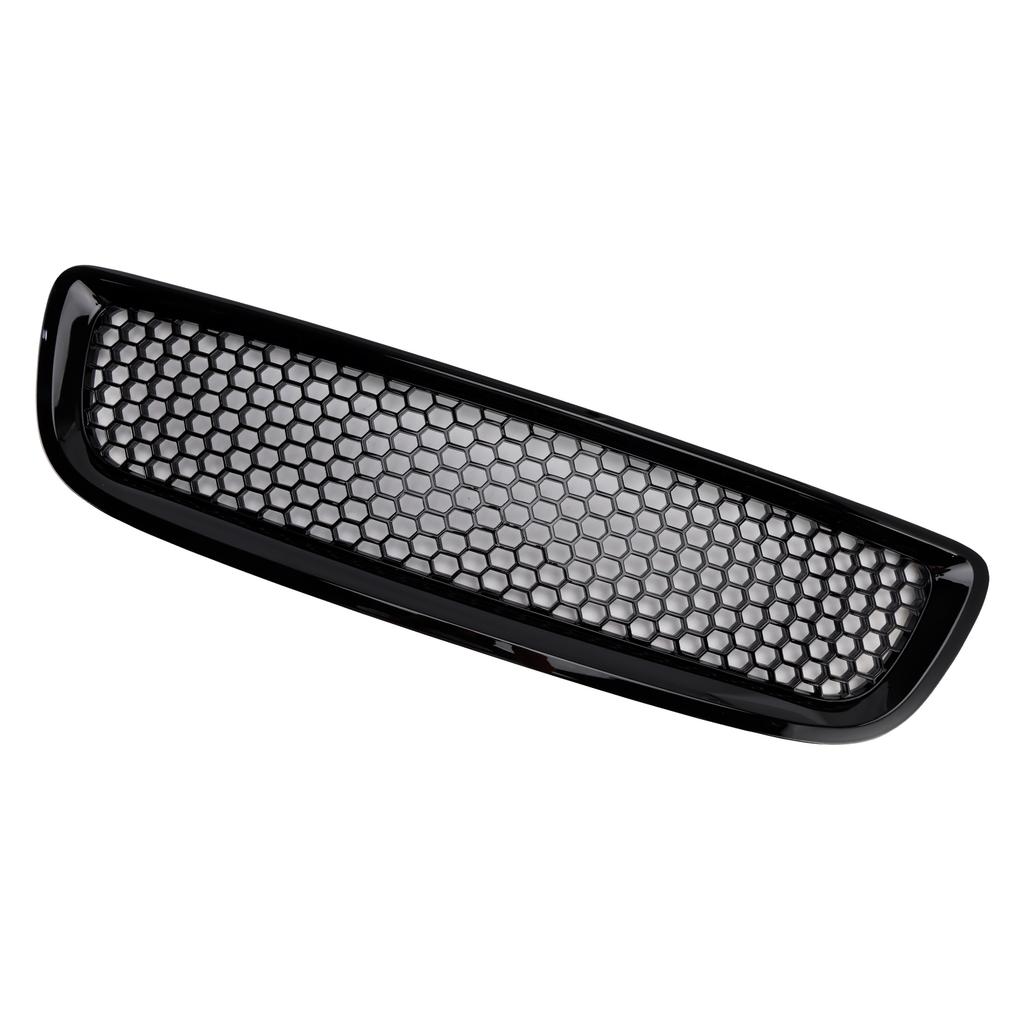 Gloss Black Front Bumper Honeycomb Grille Grill Fit Volvo S40 V50 2008-2012
