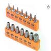 1/2Sets Screwdriver Bits T5 To T40 1/4 Inch Hex Shank For Electric Drill With 25mm Adapter Extension Set Star Key Tool Kit