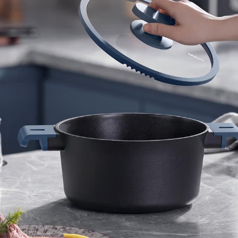 Deslang Blue Shark Pro 24cm Titanium Soup & Noodle Pot