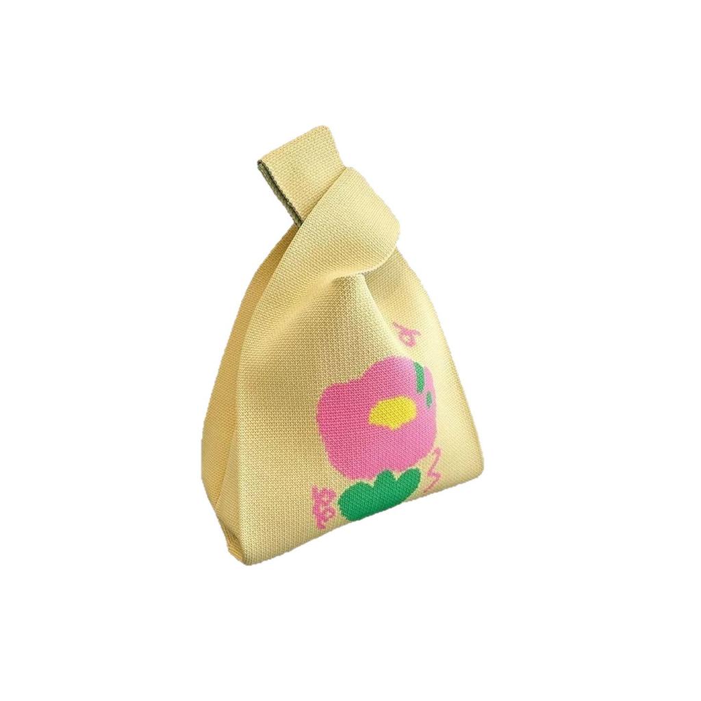 Bolso de Punto Grueso de Gran Capacidad con Diseños Lindos 2025 - Esenciales Diarios y Bolso para Bento