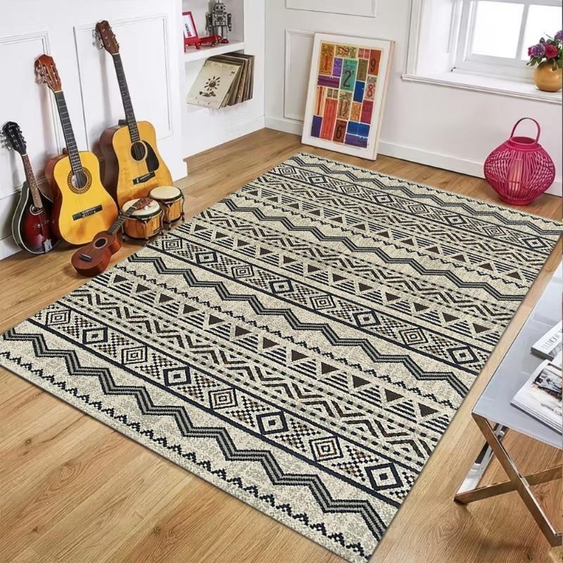 Outdoor Rugs Reversible Outdoor Plastic Straw Rugs Boho PatioIndoor Carpets RV Mat for Family Camp Picnic Bedroom Area Rug