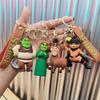 Cartoon Shrek & Puss In Boots Keychain Pendant – Cute Donkey Accessory
