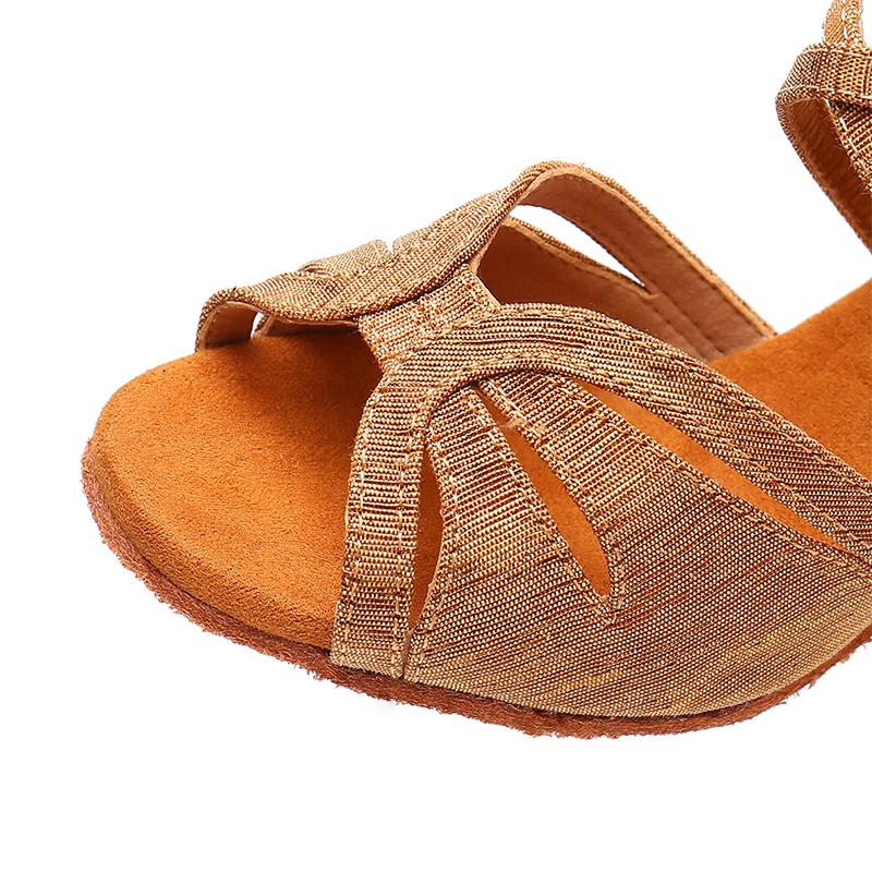 Standard Dance Shoes Women's Latin 7.5 cm Bachata Tango Dance Shoes Salsa Ballroom