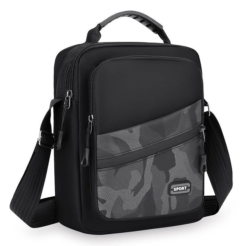 

Мужская сумка через плечо из Оксфорда, мужская сумка-мессенджер, повседневная сумка-джокер, мужской рюкзак, маленький деловой портфель.