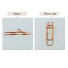 6Pcs Metal Heart Pen Clips Notebook Pen Holders Colored Paperclip Cute Shaped Clips School Supplies Organizer