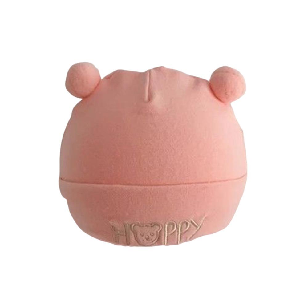 

Hip Hop Autumn Winter Hats Warm Newborn Cap Newborn Toddler Hat Kids Warmer Bonnet Outdoor рожевий