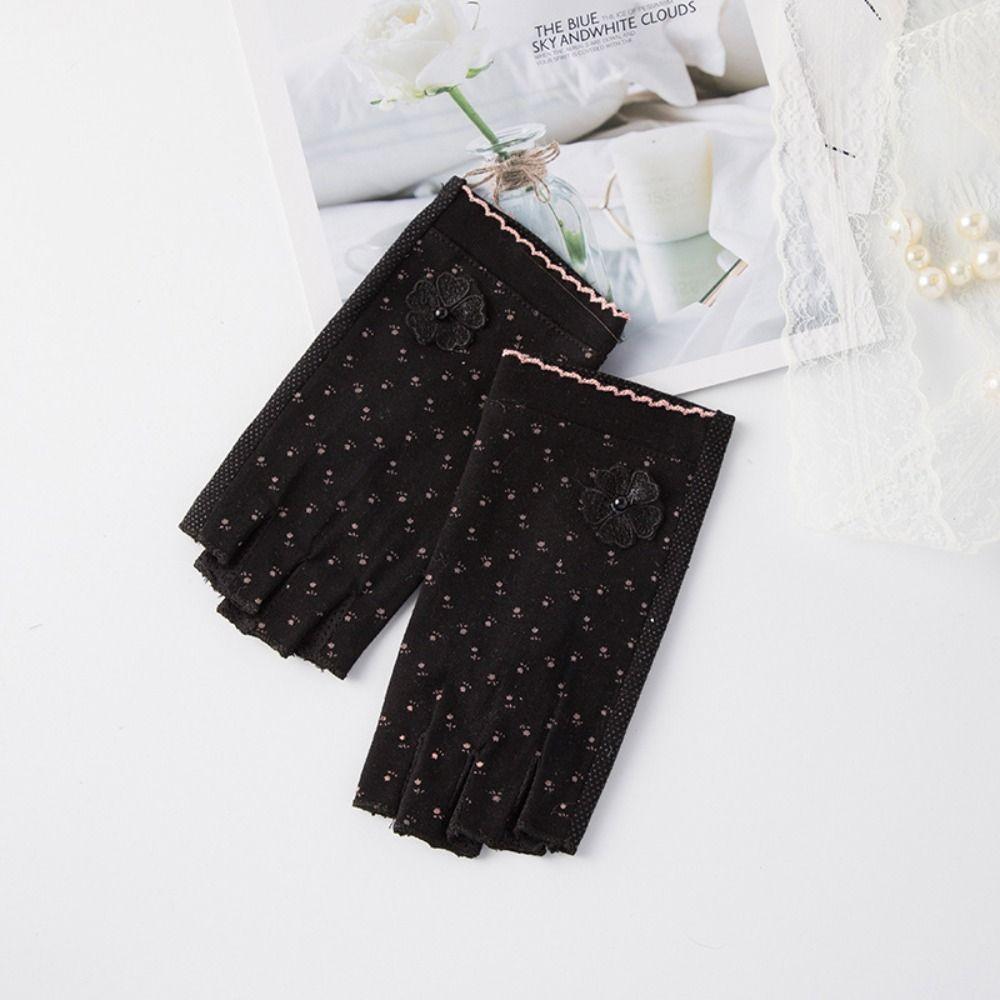 Lightweight Cycling Gloves Anti-slip Sunscreen Gloves Fashion Driving Gloves  Outdoor Sports