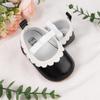 Baby Girl Princess Bow Lace Non-Slip Soft Leather Walking Shoes (0-1 Year)