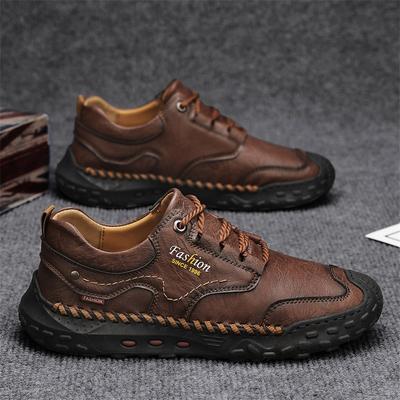 Pantofi sport bărbați la modă, confortabili, pentru adulți, antiderapanți, casual, pentru deșert, drumeții, trekking, pantofi sport plați, de exterior, casual, din piele, pentru bărbați