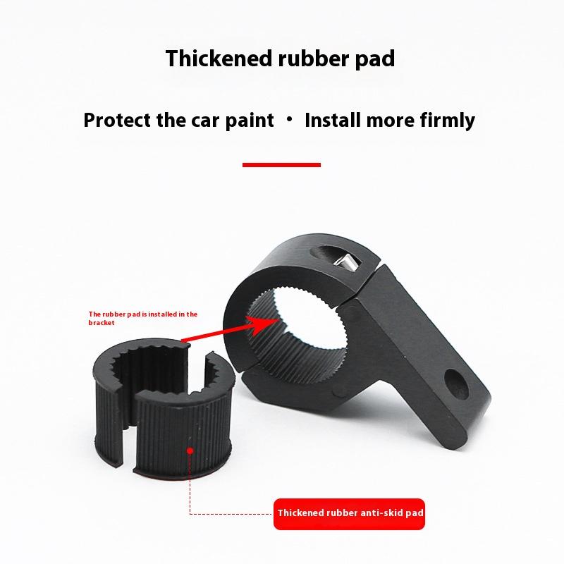 Motorcycle Bumper Light Bracket Steel Tube Frame Car Front Bumper Work Light Pipe Clamp LED Spotlight Tube Mount