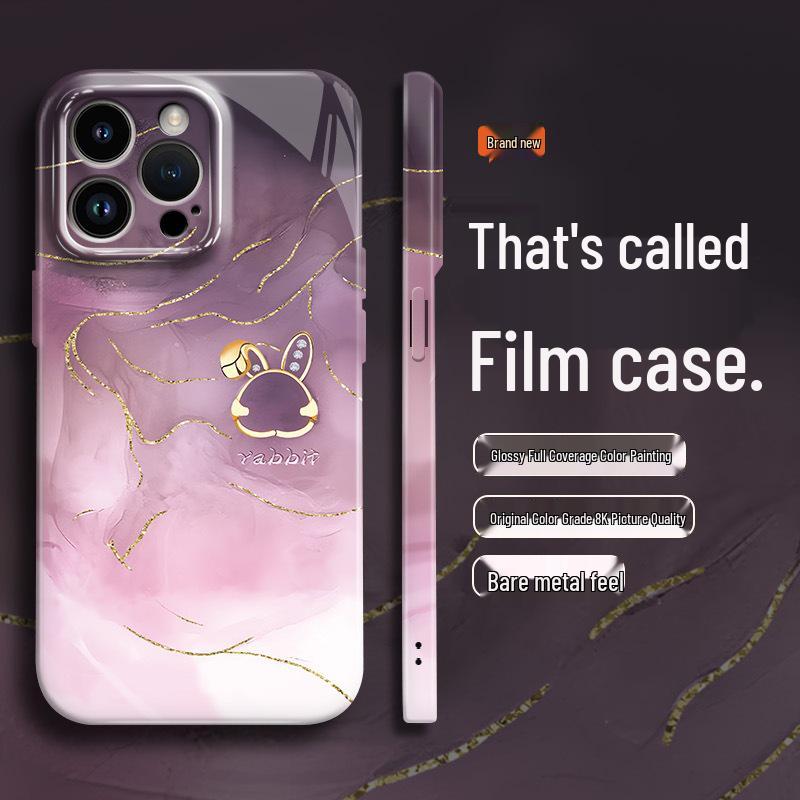 

Rabbit Gradient Phone Case - Compatible with iPhone 13/14/15 Pro Max/16/17, Japanese Korean Style. iPhone XS Max