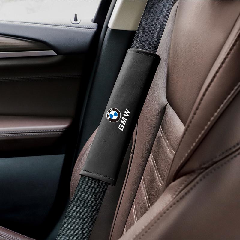Automotive Interior Accessories Seat Belt Covers Shoulder Pads For BMW Performance E46 E90 F10 F30 X3 F20 E46 E60 E70 E39 E36 Wzdr27