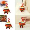 Cute Realistic Turkey Instant Noodle Plush Keychain Adorable Food Charm Accessory