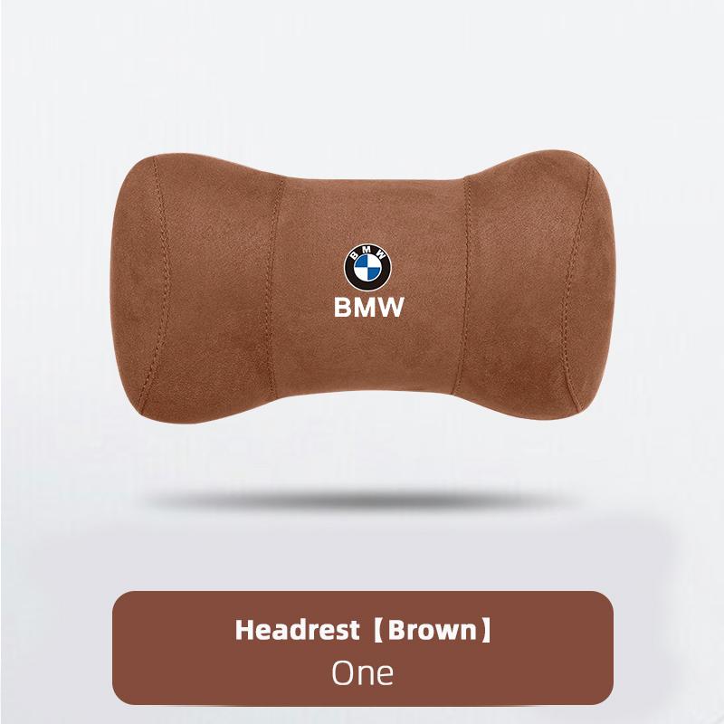 CTCE1 Car Seat Safety Headrest Pad Auto Emblem Neck Pillow For BMW M E46 E90 E60 G30 G32 G01 G02 G05 G06 G07 G26 G16 X3 E92 Sticker