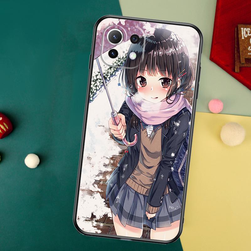 Anime girl cartoon japan cute Case For Xiaomi 14T Pro 11T 12T 13T 13 14 15 Ultra POCO X7 Pro X3 X5 X6 M6 F5 F6 Pro Cover