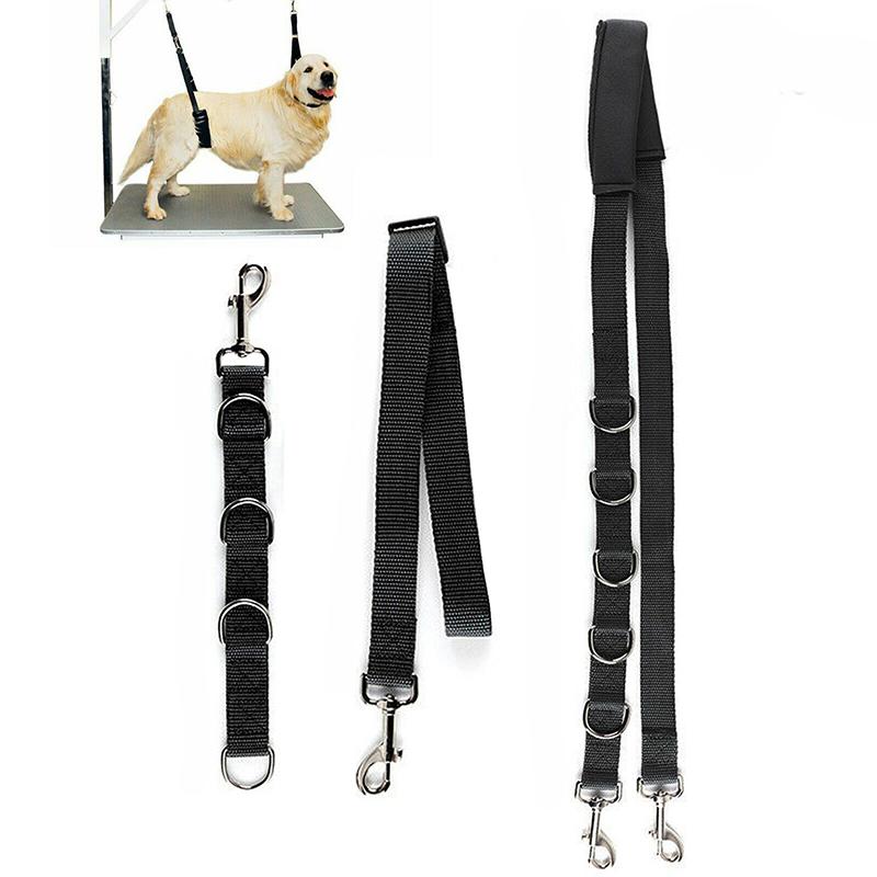 3Pcs/Set Dog Grooming Belly Strap D-rings Bathing Band Pet Supplies Adjustable Pet Traction Belt Collar Dog Harness