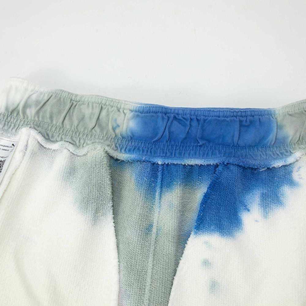 Puma MMQ Series Tie Dye Drawstring Jogger Sweatpants Unisex Bottoms White 539580-02