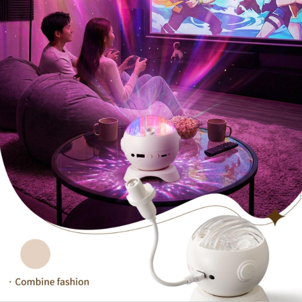 RGB Northern Light Galaxy Projector 360 Rotatable Aurora Light Ambient Decor Light Photo Shooting