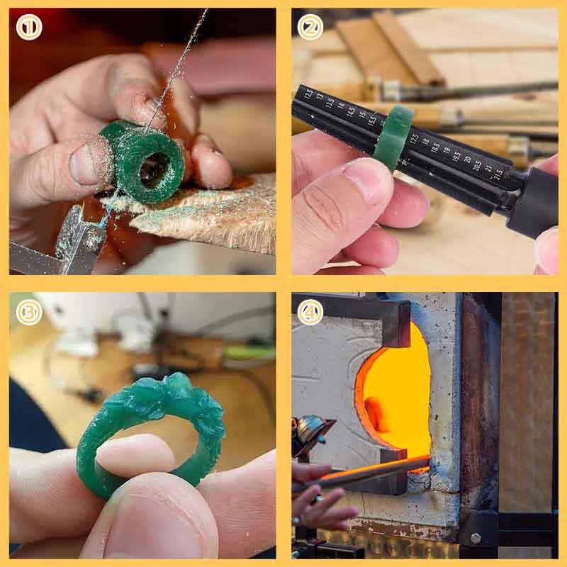 Wax Ring Sizer Mandrel Inner Wax Tube Cutter Enlarge Holes Of Carving Ring Molds Wax Pip Knife Jewelry Casting Tool