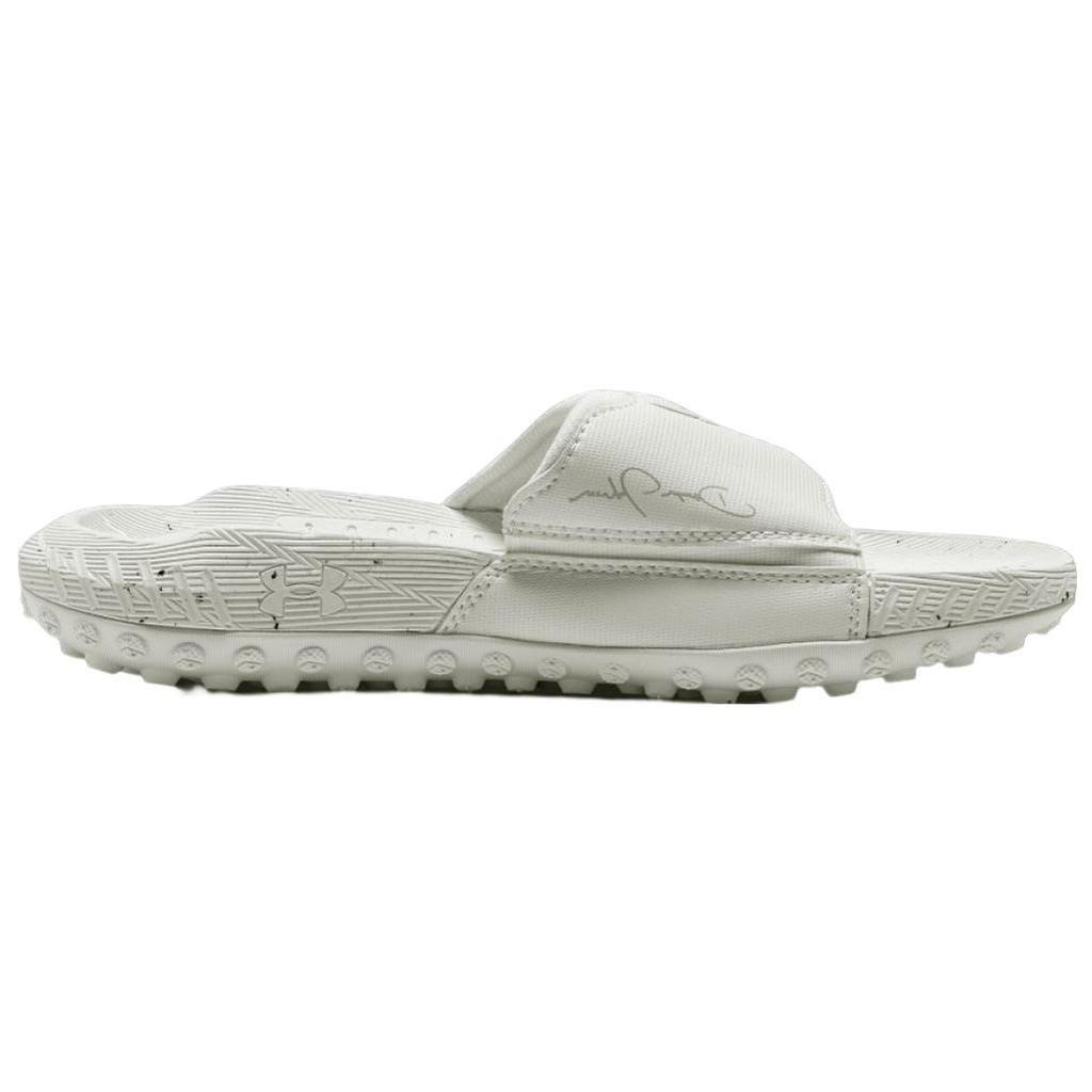 Under Armour Project Rock 3 Slide 'White Halo Grey' 3026034-100