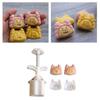 Dragon Dumpling Mooncake Press Mold Cookie Stamps Chinese MidAutumn Moon Cake Makers Decoration Tool for DIY Cookie