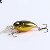 Luya Accessories 38mm/6g Fishing Tackle Crankbait Floating Lure Crank Bait Swimbait
