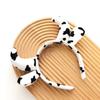 Hairbands Festive Photo Booth Props Cartoon Cow Horn Headbands Party Headpiece Fun Headbands for Music Festivals