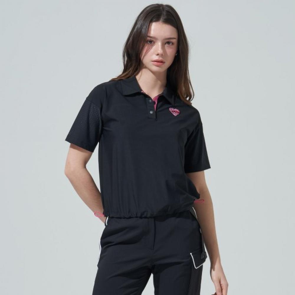 Blu DoT High Performance Tour FiT Polo T shirT Bk 085